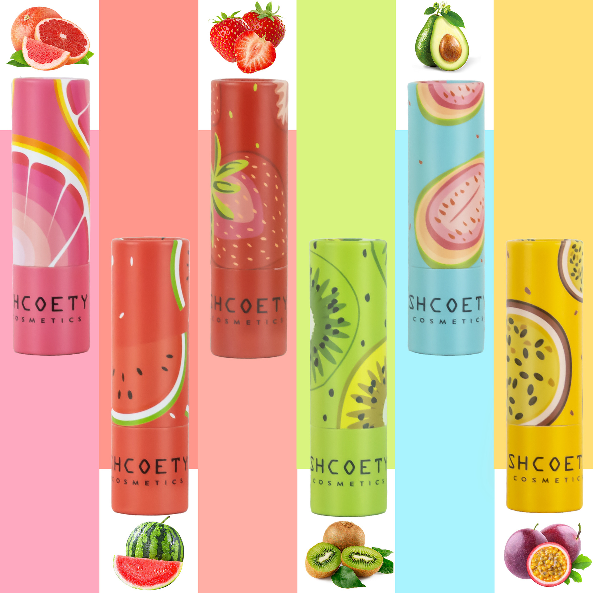 New SHCOETY Moisturizing Lasting Lip Balm Lipstick Deflectating Cross-border Nude Color