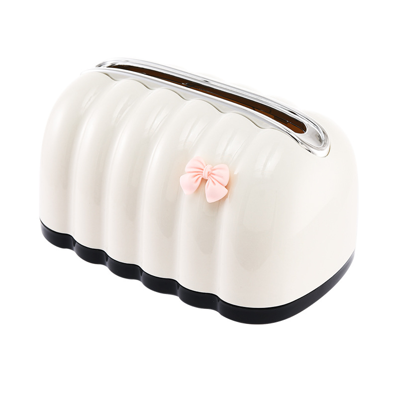 Bread creative lifting tissue box household toilet tissue box high-grade cream high-grade ins tissue box