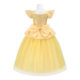 European and American Belle Princess Dress Mesh Puff Dress Sequin Bow Party Dress 2024