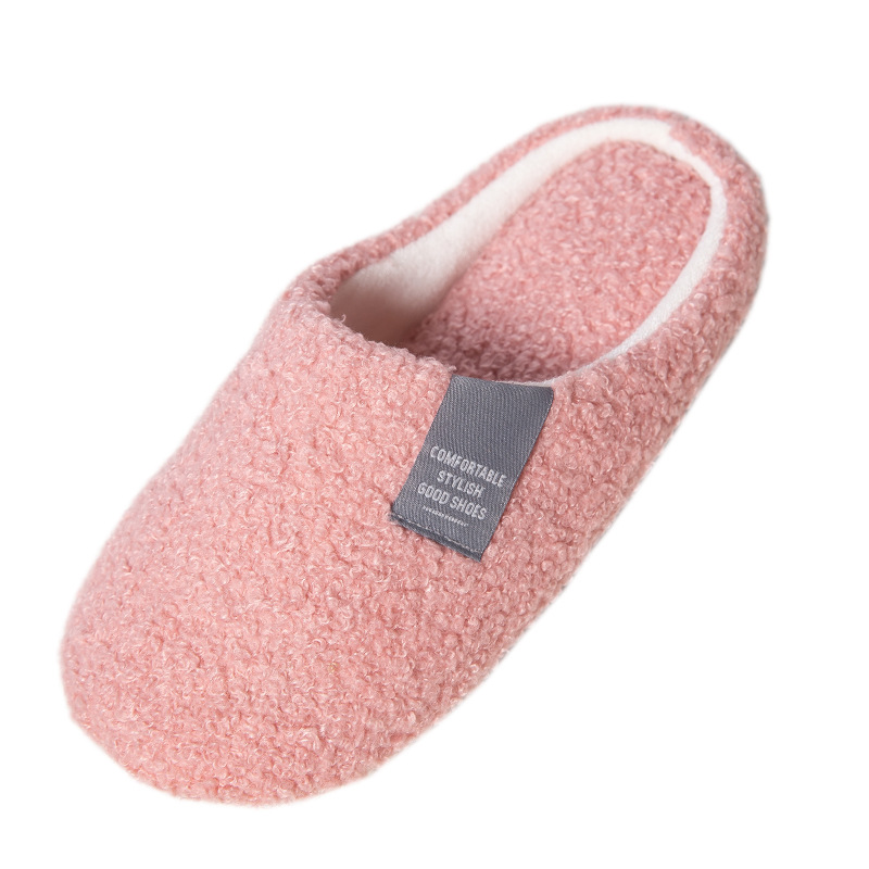 Autumn and winter Japanese Korean version of indoor soft bottom non-slip silent home shoes for men and women lovers floor slippers wholesale