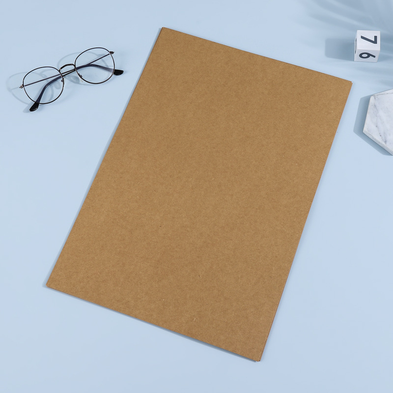 Spot rectangular paper 8k16ka3A4 open black and white Kraft cardboard children's painting sketch color lead thick hard cardboard