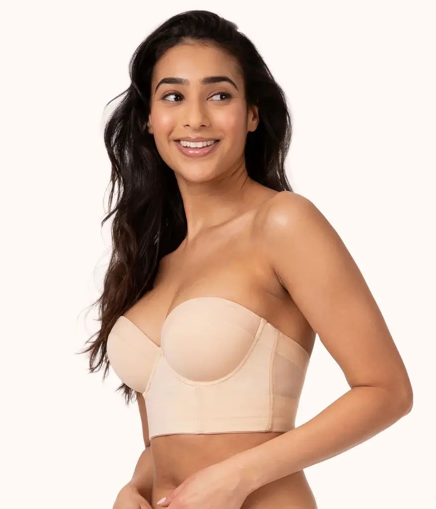 Transfronterizo más el tamaño del sujetador de las mujeres Amazon estación independiente nuevo tubo sin respaldo superior espalda baja correa de hombro desmontable ropa interior