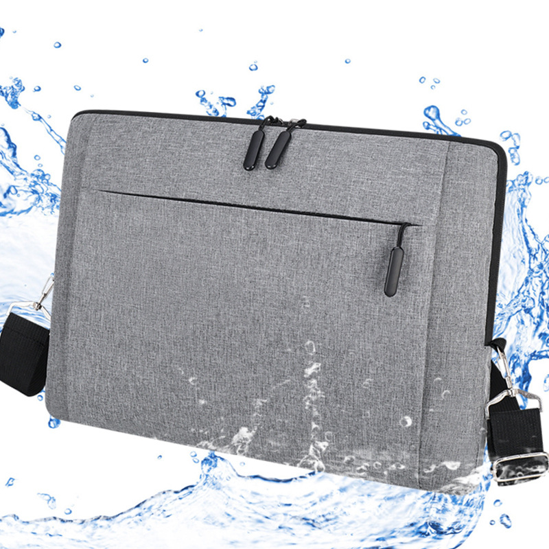Men's Lightweight Business Briefcase Commuter Men's Office File Bag Water-repellent Multifunctional Laptop Bag
