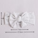 Cross-border new children's lace headband bow hair accessories baby hairband soft thin baby wide-brimmed hair band