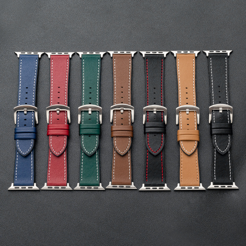 For Apple Watch Strap Hermes Silicone Foil Watch8/7 Strap Huawei Samsung 22mm Strap