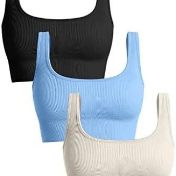 European and American thread yoga underwear U-shaped seamless knitted sports fitness yoga vest underwear bra for women