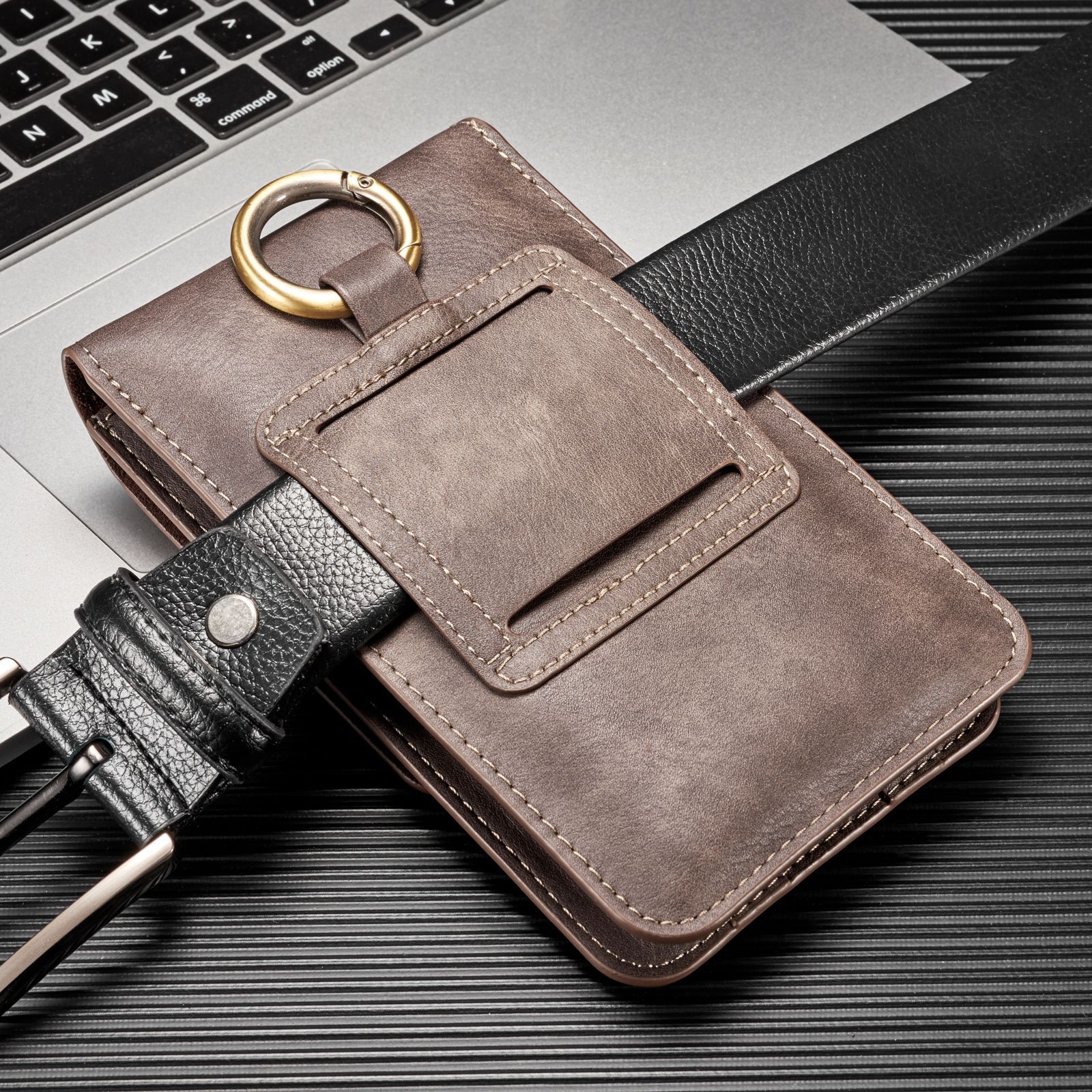 DG.MING large 6.5 inch universal mobile phone waist bag for iPhone12/11Pro MAX/7/8p/XR_voghion.com