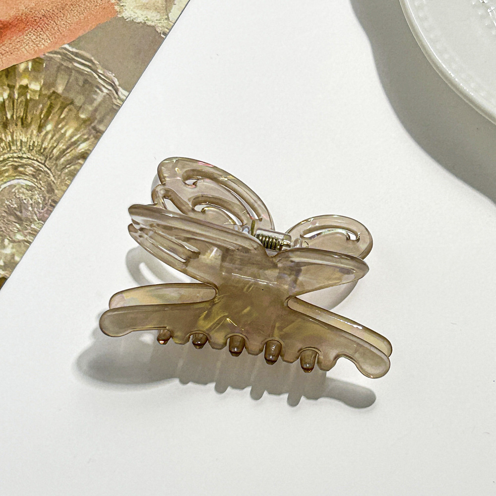 Hollow butterfly catch half tie hair love shark clip fashion personalized hair accessories hairpin children's hairpin small hair clip plate hairpin_voghion.com