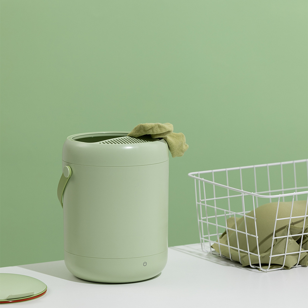 Underwear Washing Machine Dormitory Socks Washing Machine Mini Small Washing Machine Blue Light Bacteriostasis Household Turbine Small Washing Bucket