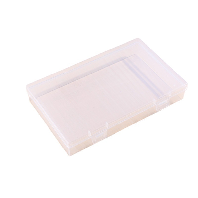 Large Rectangular Plastic Box Non-woven Mask Storage Box Plastic Empty Box Parts Box Thickened Hand Account Packaging Box