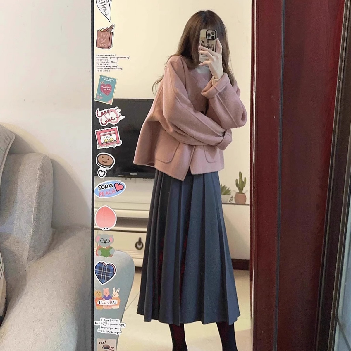 2024 autumn and winter New  style short coat women's unique super nice high-end sense small Korean style popular Woolen_voghion.com