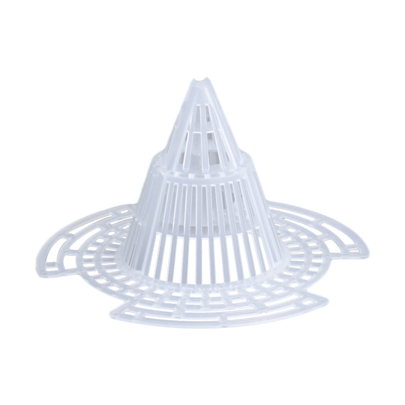 Cross-border flowerpot bottom strainer three-dimensional flowerpot leak-proof soil gasket breathable permeable insect-proof gasket cone pad net