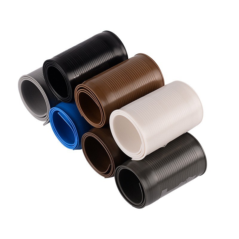 Soft pvc self-adhesive skirting line plastic skirting line rubber skirting line waterproof strip Wall skirt decoration