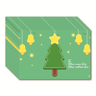 Christmas party invitation card envelope paper card envelope kraft envelope letter suit