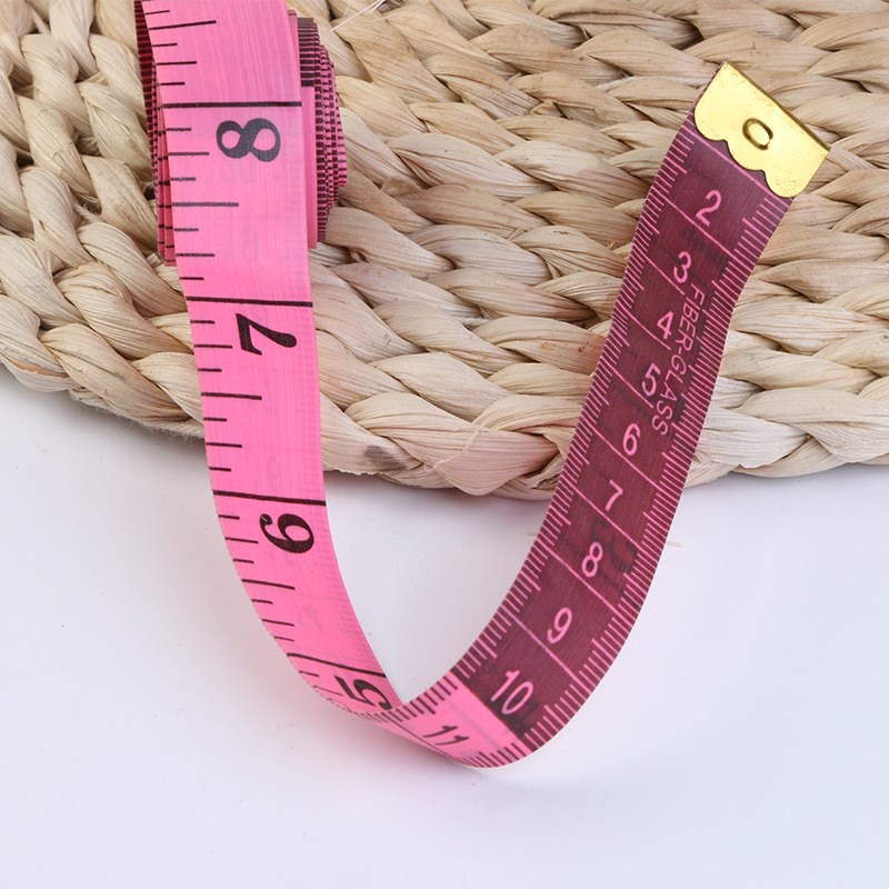 Advanced transparent wine glass boxed widened measuring clothes soft ruler with measuring body circumference 150cm * 2cm