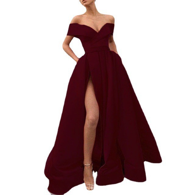 Women's Dress 2024 New Summer Dress European and American Cross-border Deep V-neck ebay Sade Multicolor Dress