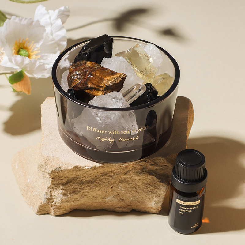 Aromatherapy manufacturers expand incense stone crystal without fire aromatherapy essential oil indoor incense fragrance gift generation processing customization