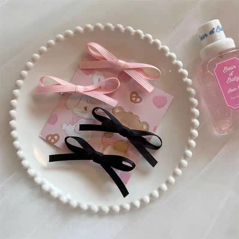Ballet Style Girl Bow Hairpin Headwear Ribbon Sweet Ribbon Clip Hair Accessories Accessories