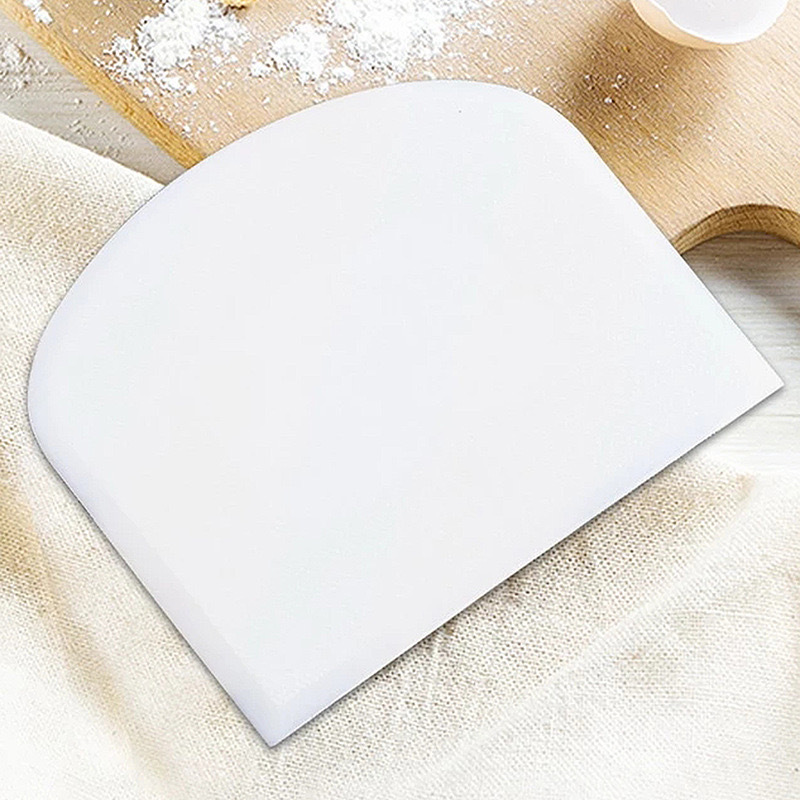 Plastic scraper PE flour scraper slicing knife cake frosting spatula rice noodle scraper dough cutter plastic PP scraper