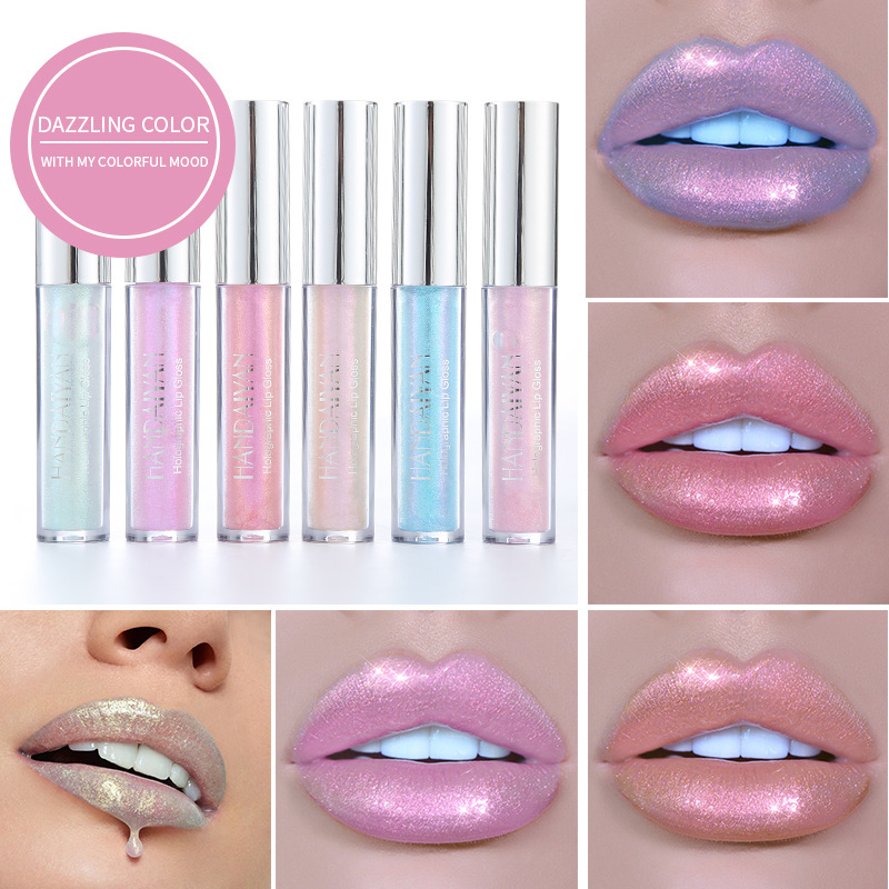 Han Daiyan handaiyan's Aki Lip Glaze Lasting Moisturizing Colorful Pearlescent Mirror Bright Polar Lip Gloss