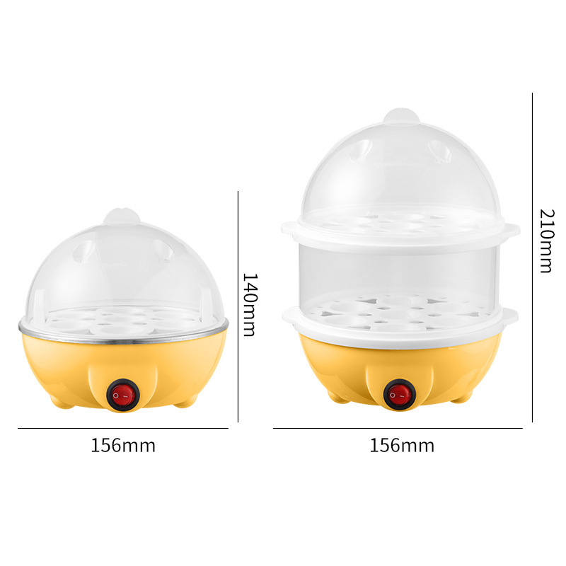 ミニ二層卵ボイラーキッチン家庭用朝食マシンプラグイン加熱ミルクマシンギフト|undefined