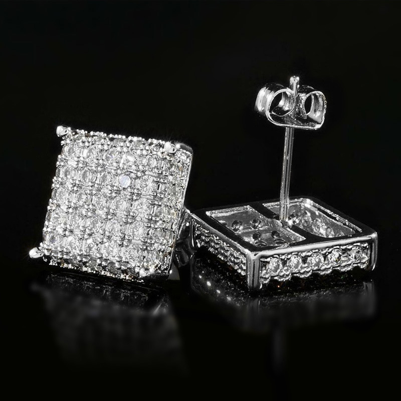 Gioielli unisex Moda moda orecchini zircone multicolore temperamento orecchini cristallo gioielli_voghion.com