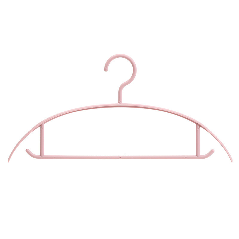 Non-Slip Seamless Hanger Bold Household Drying Rack Wide Shoulder Clothes Hanging Plastic Clothes Rack European Style Clothes Rack Can't afford to pack