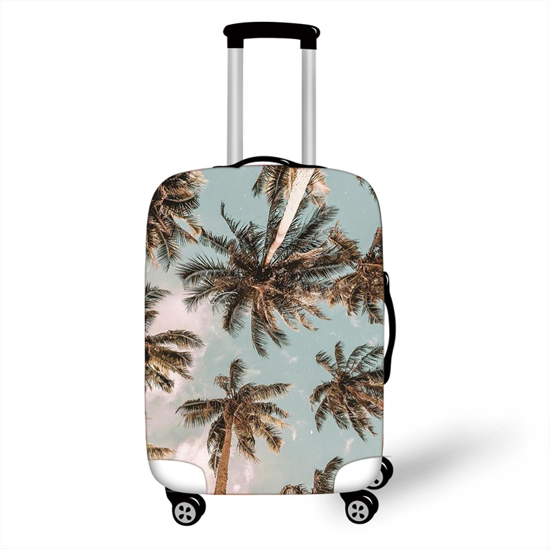 2022 new elastic case luggage protective cover holiday style luggage case trolley case protective cover dustproof thick