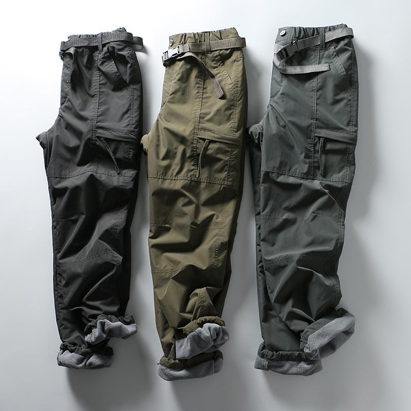 High-end cost-effective technology windproof waterproof pants men's and women's high-end overalls men's outdoor soft shell pants casual pants