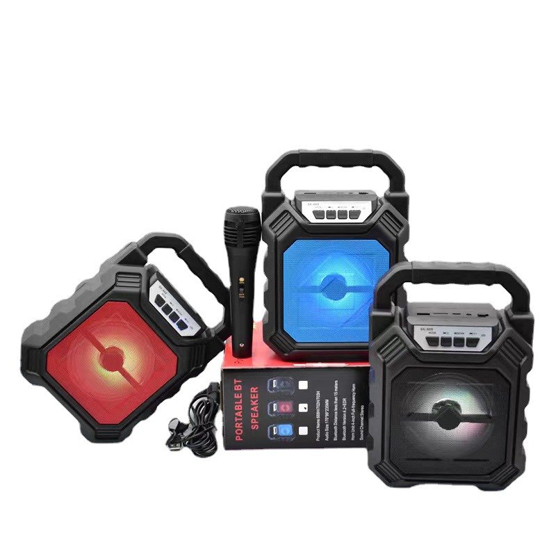 6.5-inch Bluetooth Audio Outdoor Square Dance Subwoofer Portable Small Speaker Home Computer K Song Speaker
