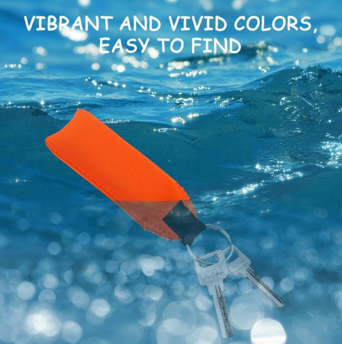 Spot diving material key chain multi-functional cross-border float buckle creative gift pendant car key chain can be Wholesale
