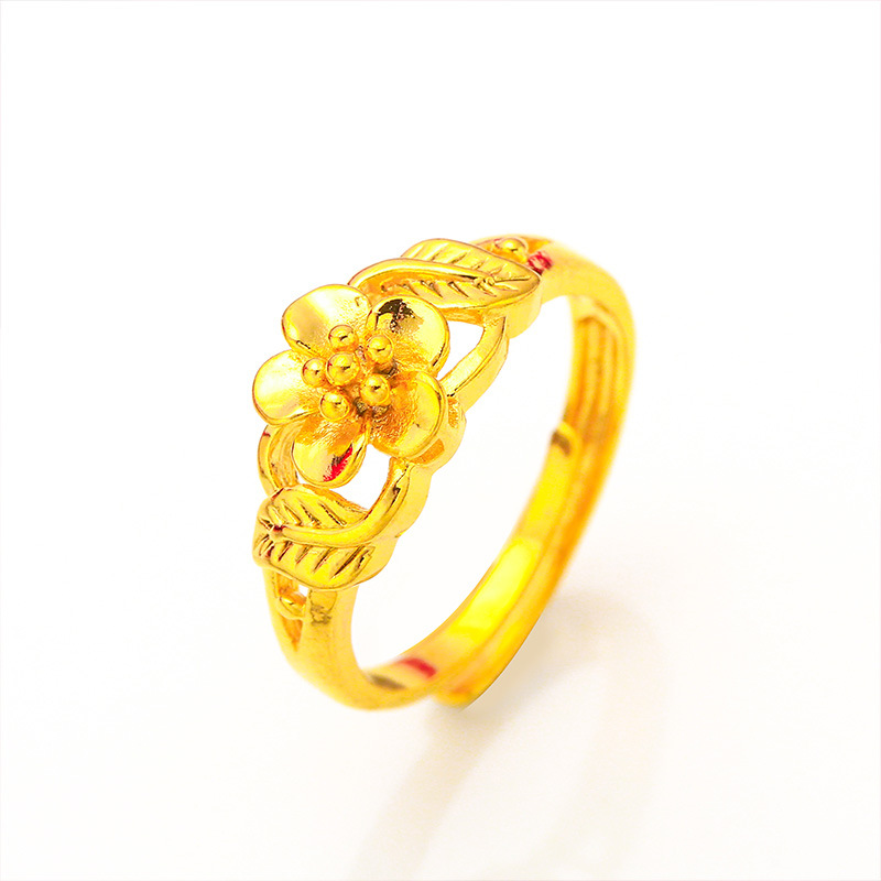 Unisex Schmuck Mode Goldring Damen Überzug Simulation Goldschmuck Hochzeitsbedarf Nachtmarkt Versorgung Ring_voghion.com