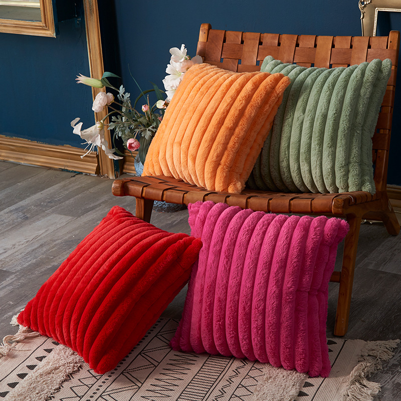 New Double-Sided Wide Edge Thick and Soft Plush Throw Pillow Home Sofa Cushion Sample Room Ample Supply
