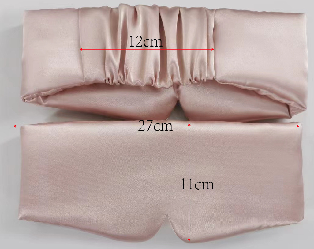 Special for cross-border silk satin satin blackout sleep eye mask pillowcase eye mask face mask 