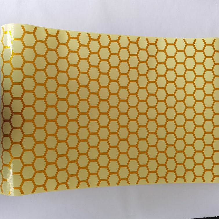 Car sticker honeycomb rear tail light decorative sticker creative stockings tail light sticker reflective material manufacturing sticker