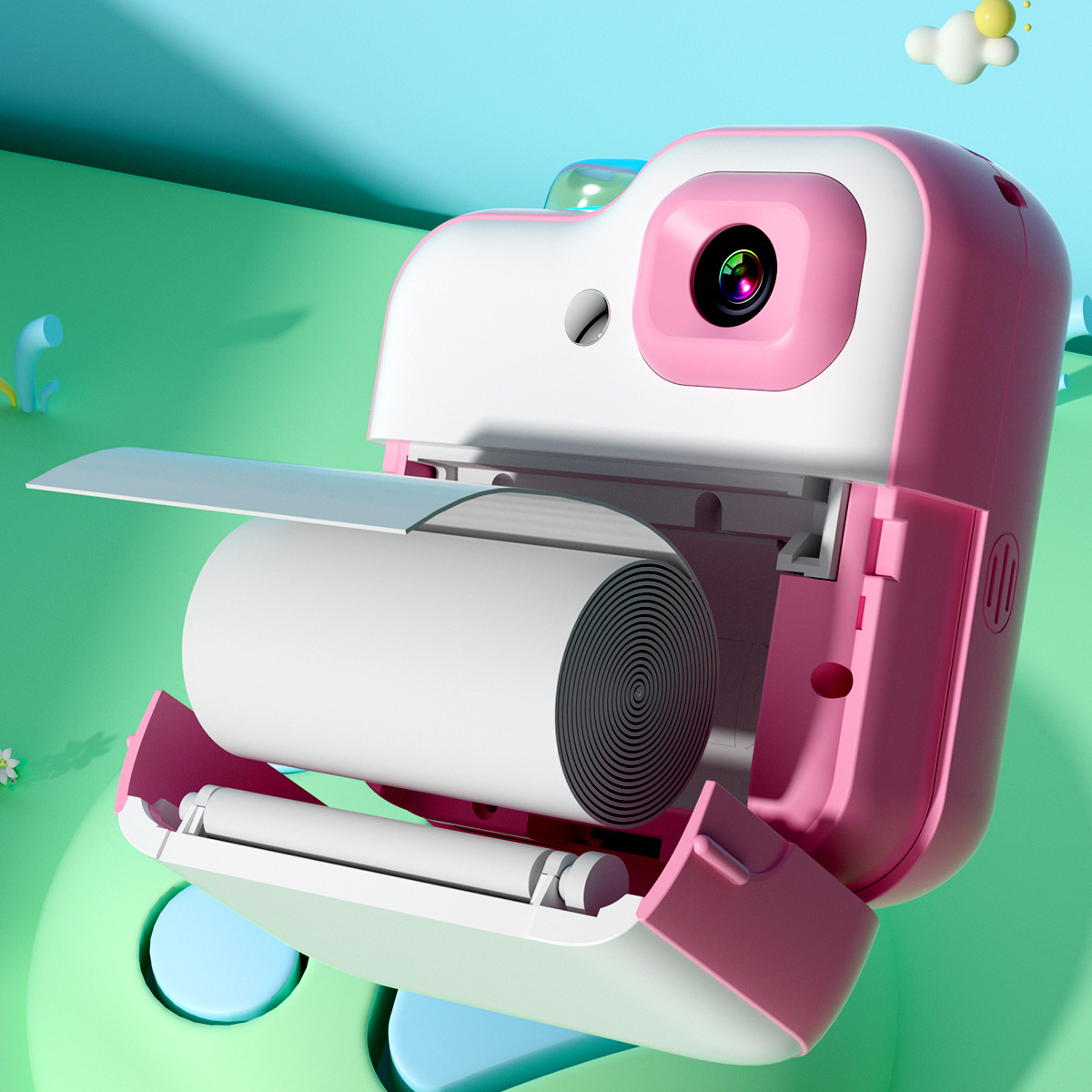 Новая Детская цифровая камера Polaroid, милая мультяшная мини-детская игрушка, HD-камера для печати, подарок