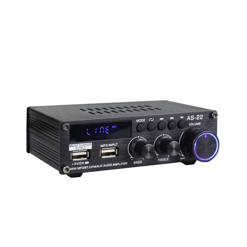 AS-22 power amplifier Bluetooth car home 12V power amplifier Amazon cross-border e-commerce foreign trade hot products