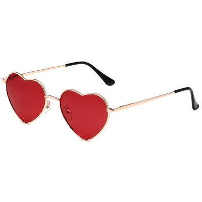 European and American New Love Women's Sunglasses Cute Heart Sunglasses Trendy Heart Polarized Sunglasses