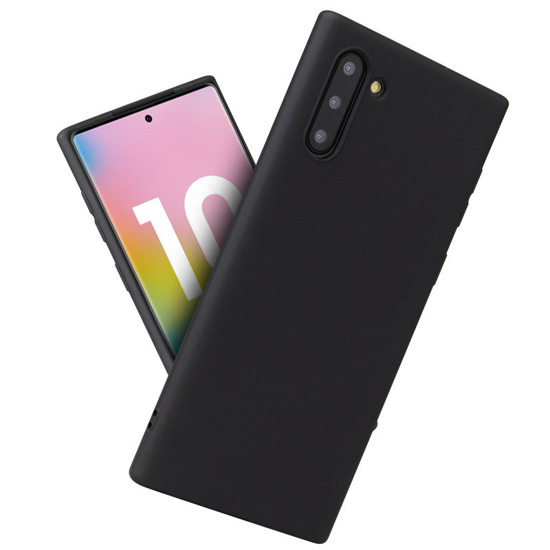 Applicable to Samsung note10 mobile phone case candy color drop-resistant cover note10pro soft all-inclusive frosted tpu protective cover