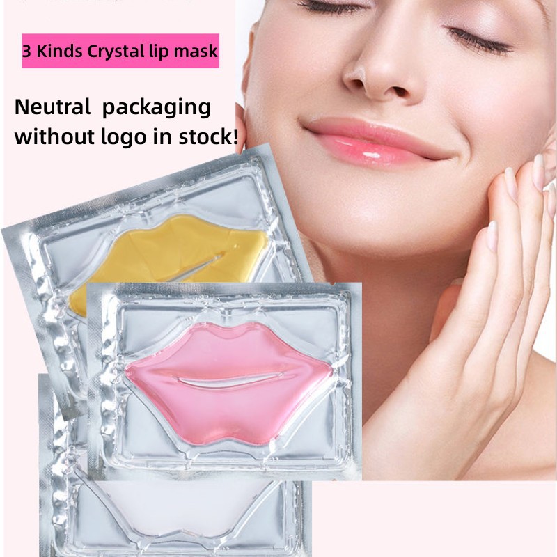 Cross-border exclusive rose lip mask lip care rose crystal lip mask without logo neutral packaging lip stick