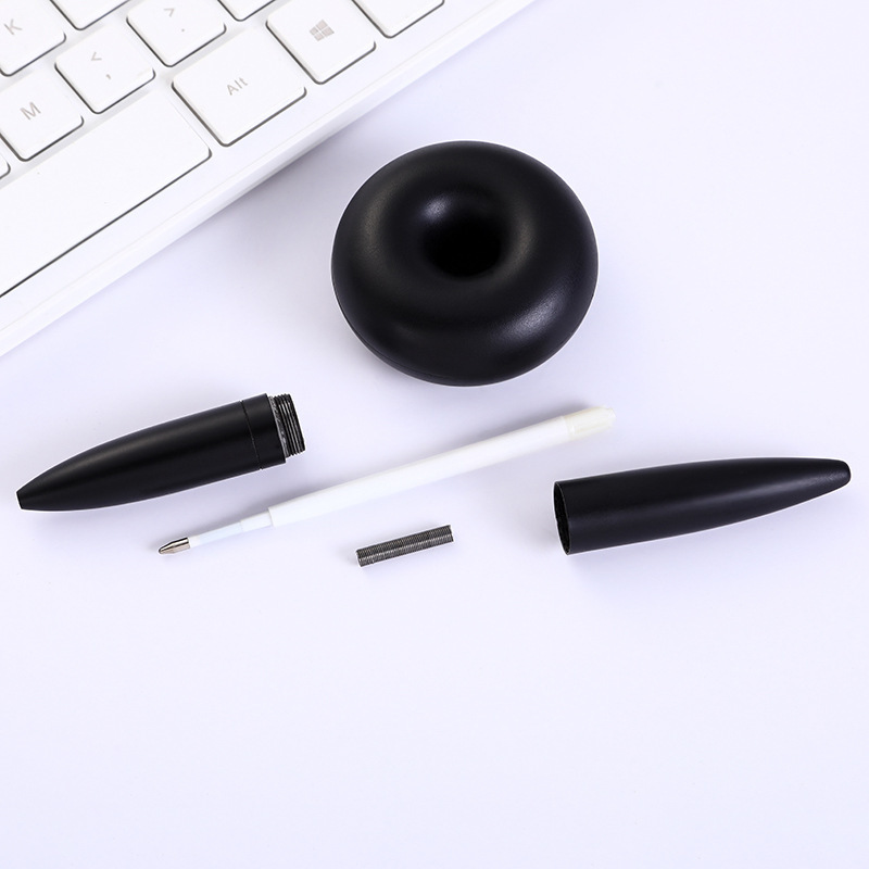 Suspension Pen Plastic Maglev Table Pen Fixed LOGO Business Office Signature Pen Cabinet Gift Metal Ballpoint Pen