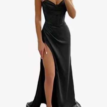 LY2219 Amazon Explosions ins Elegant High Quality Strap Backless Long Floor Mopping Dress