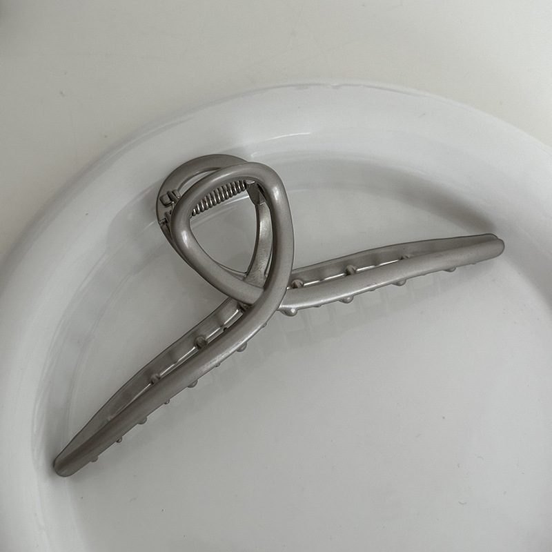Fermaglio per capelli di alta qualità, fiocco, fermaglio per capelli a forma di squalo, testa a sfera, forcina in metallo, grande copricapo con coda di cavallo_voghion.com