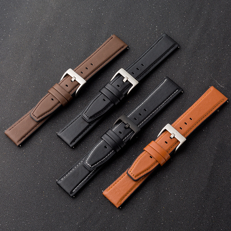 Factory Wholesale Substitute Huawei watchGT2 Pro Silicone Paste Leather Strap Smart Watch Leather Strap 22mm