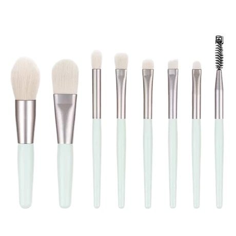 8 mini makeup brush set ins eyeshadow brush foundation blush brush novice soft hair set brush beauty tools