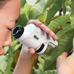 A generation of hand-held portable optical microscope for primary and secondary school students science experiment opening gift science and education toys