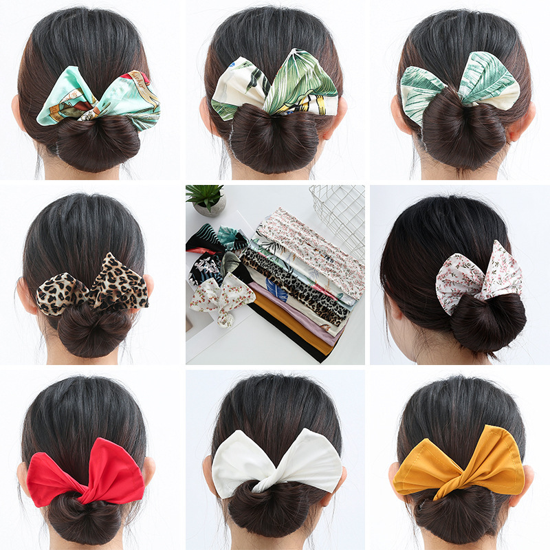 Popular online celebrity 2022 hairpin lazy updo artifact TikTok same style ball head twist hair curler rotating hair band