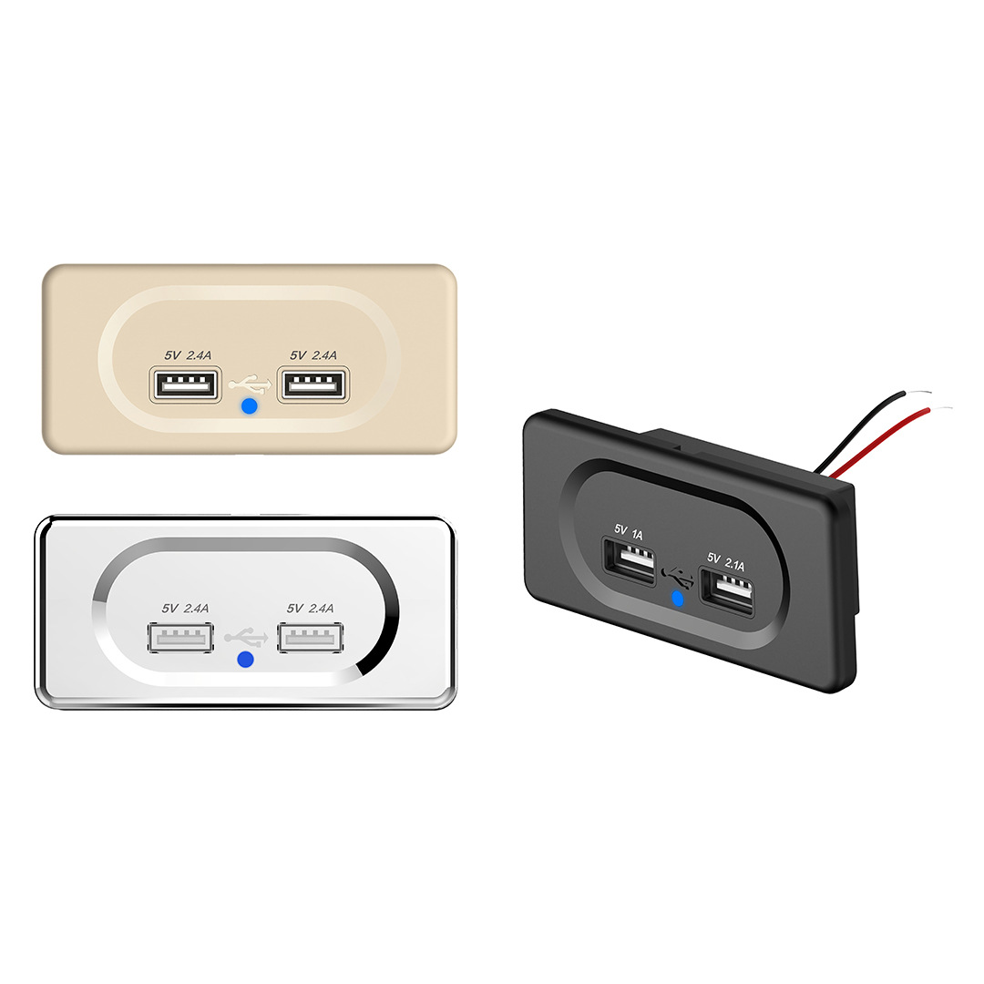 Motorcycle car modification car charger QC3.0 + PD3.0 charger type-c Port smart shunt USB car
