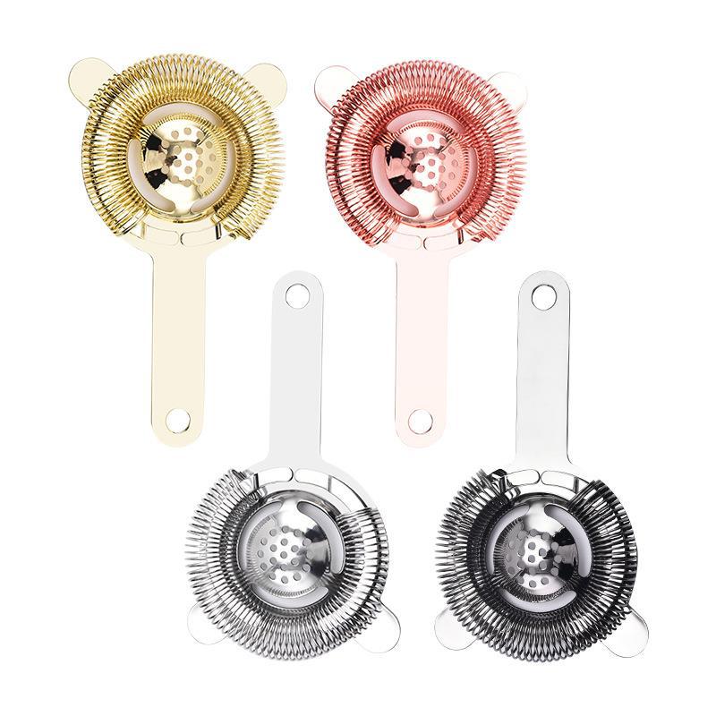 304 stainless steel ice separator Ice Cube cocktail filter cocktail ice filter Mickey binaural filter