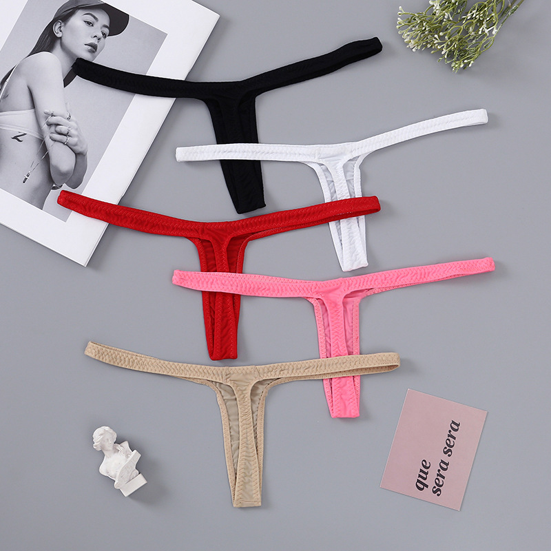 Women's thongs with passionate style and sexy sexy hot and thin belt new style internet celebrity bikini hot girls sports European and American
